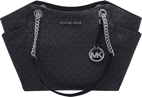 michael kors jet set chain item large leather shoulder bag|Michael Kors shoulder bag small.